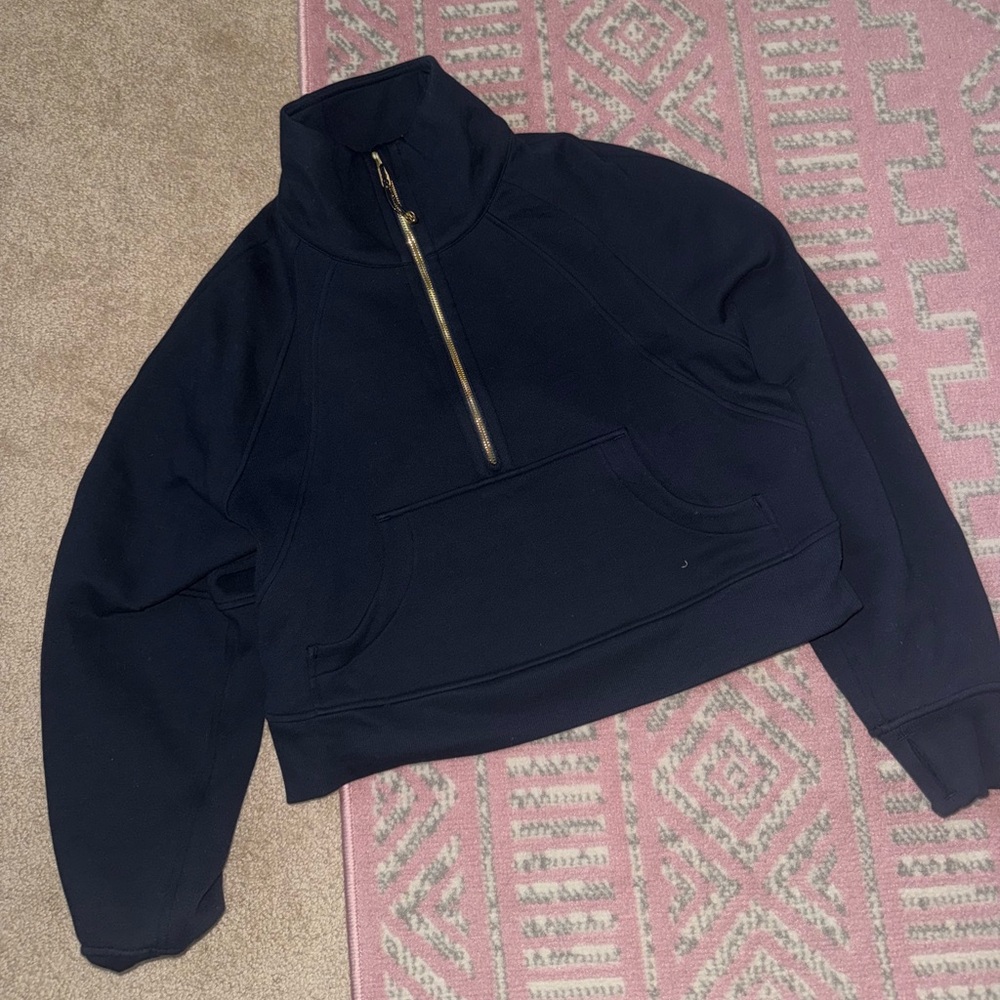 Lululemon scuba funnel neck half zip